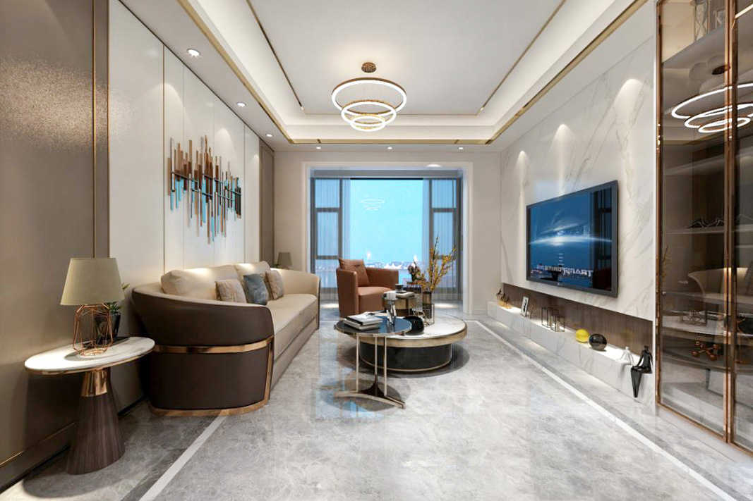 天健西班牙小鎮148m&sup2;現代輕奢風格案例