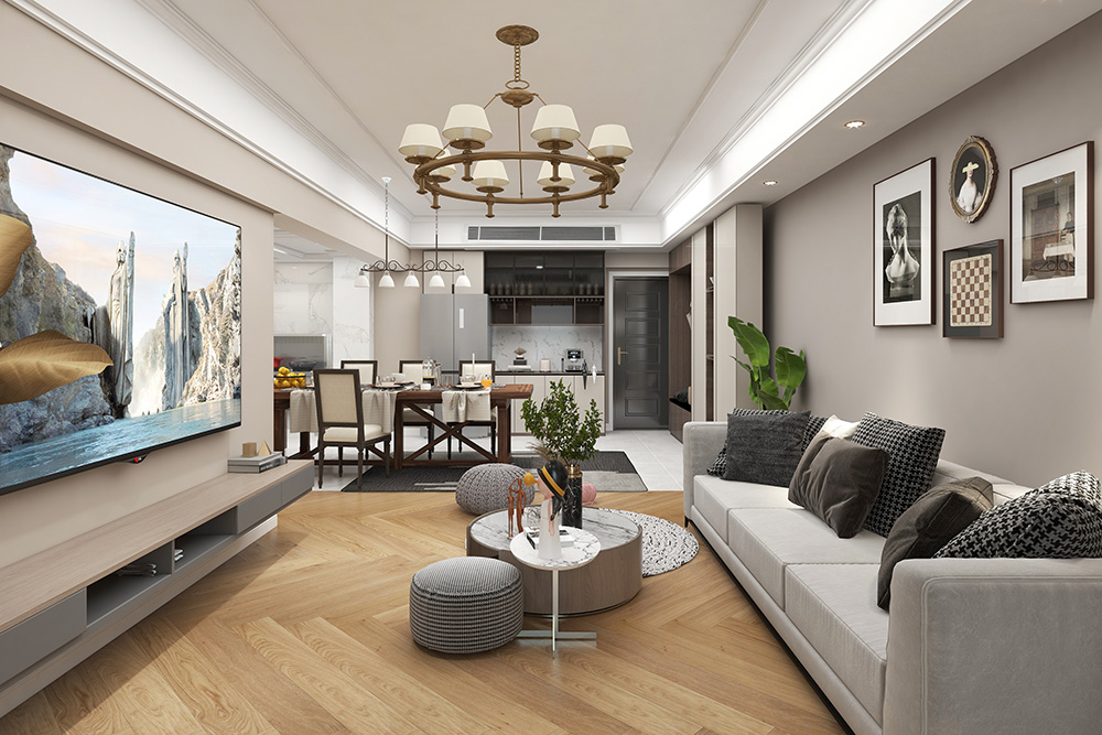 桃園湖居108m&sup2;現代輕奢風格案例