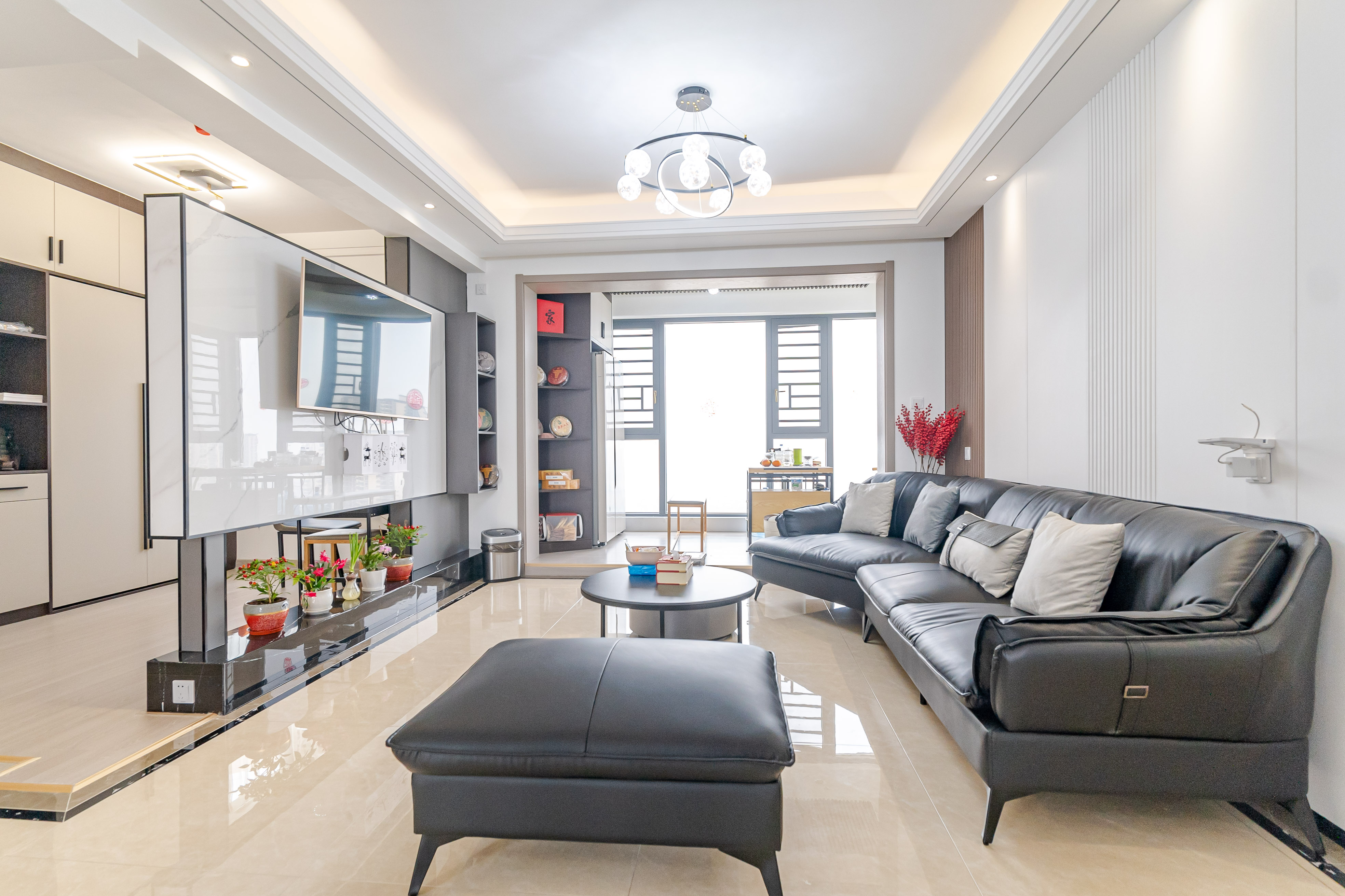 南寧新房裝修-現代簡約風-客廳 南寧新房裝修-現代簡約風-客廳