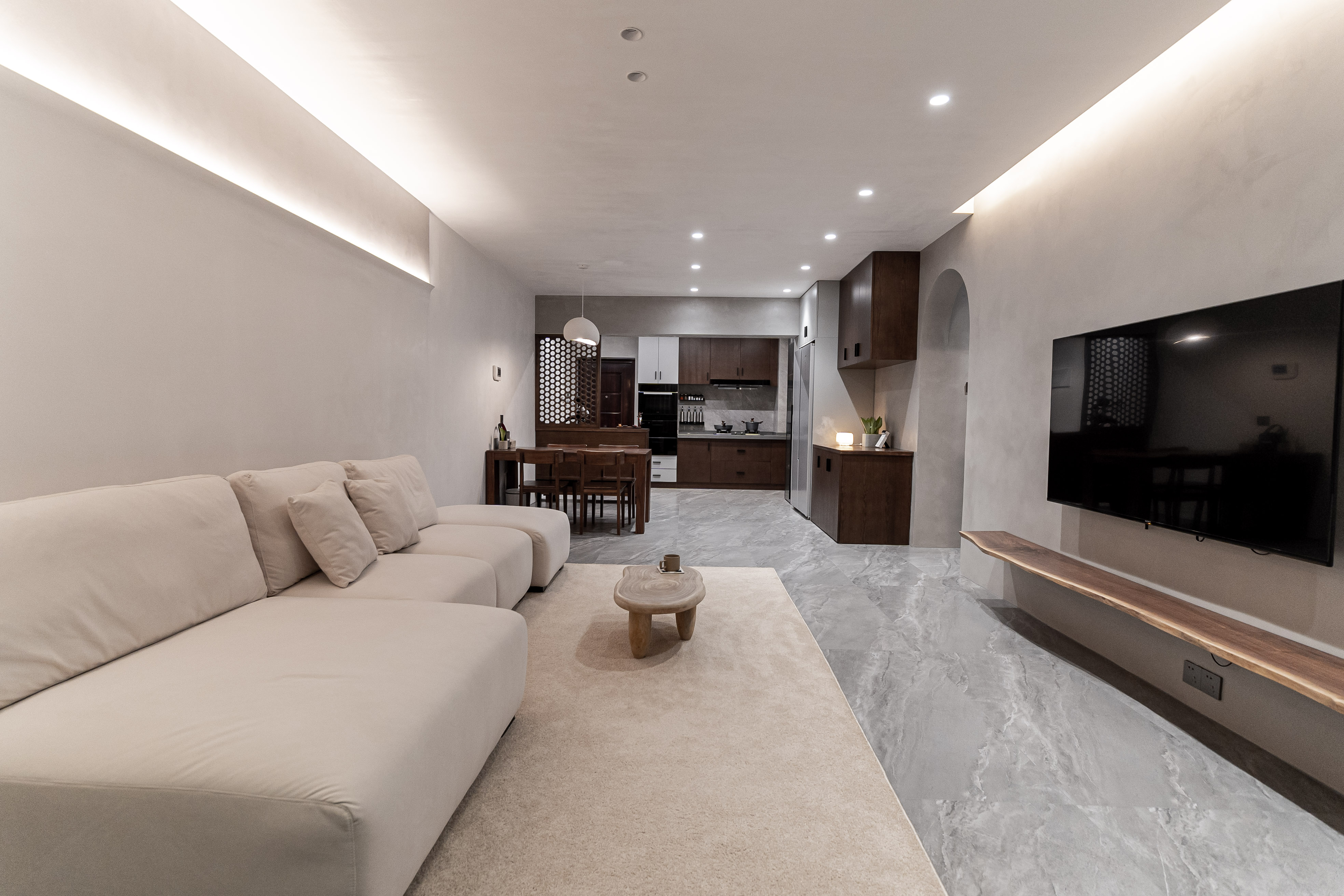 南寧新房裝修-詫寂風(fēng)-客廳 南寧新房裝修-詫寂風(fēng)-客廳