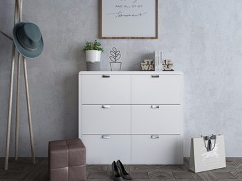 玄關鞋柜這樣設計，還能擴寬鞋子收納空間！