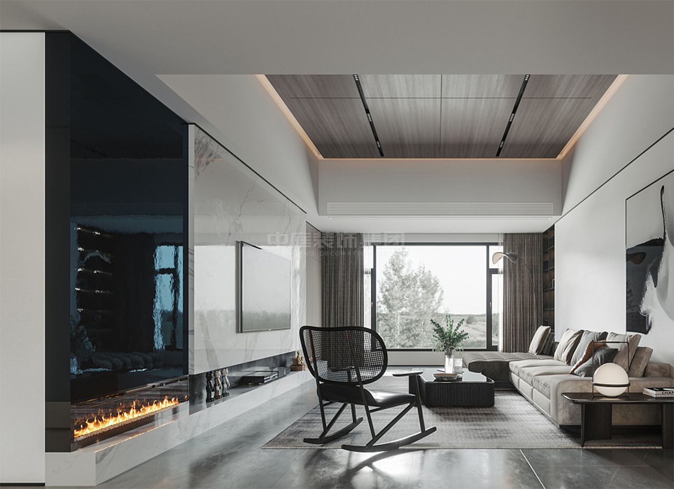 天池山&middot;中脊120㎡現代風格案例