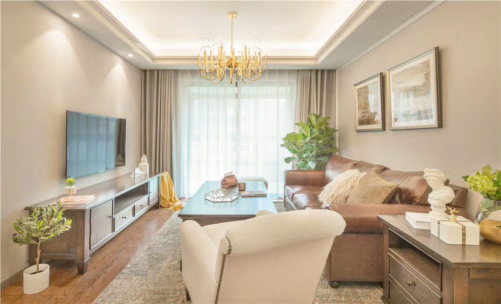 春江花月110m&sup2;美式風格案例